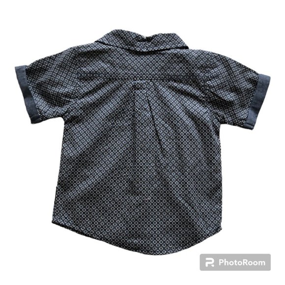 Ben Sherman Boy's 2 Piece Button Down Short Sleeve Shirt & Pants Set - Picture 4 of 8